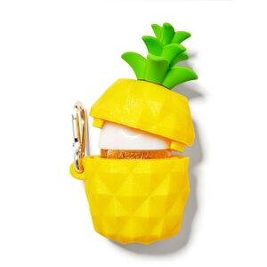 Bath & Body Works Pineapple Hand Gel Holder Keychain.